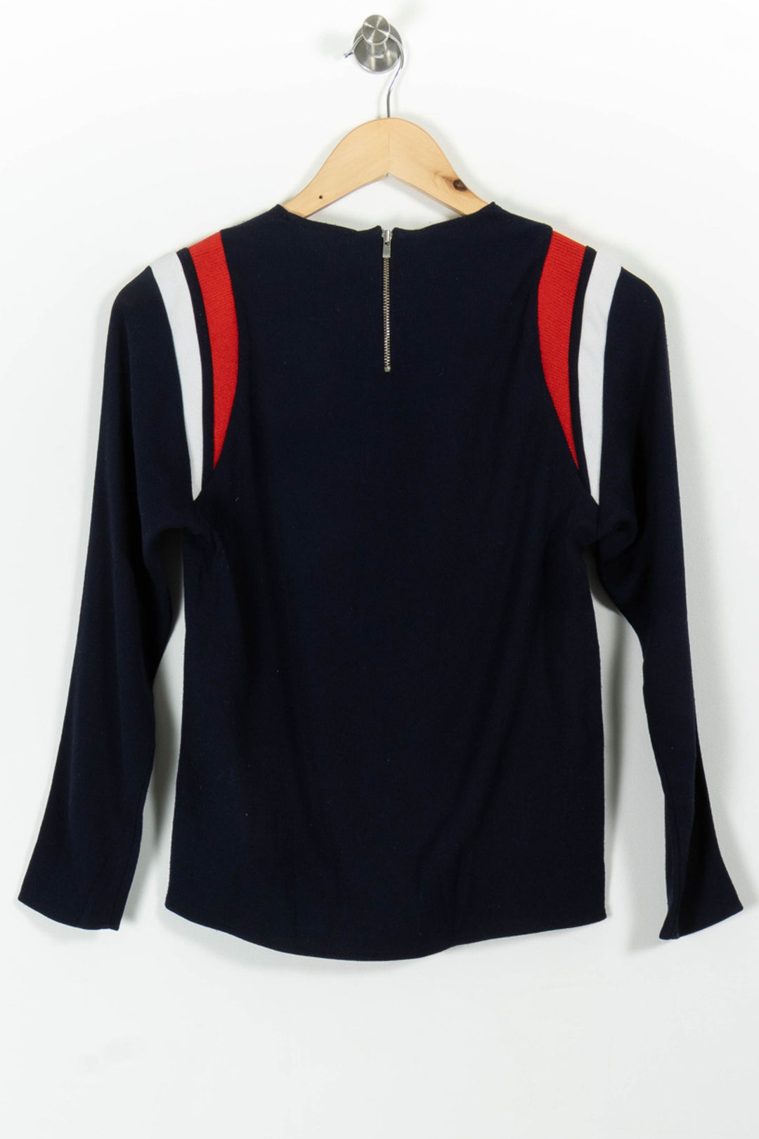 Pull Bleu marine et Rouge - Taille M/38 de la marque Maje | PARAD98846 - Vendu par Paradigme - Image 4