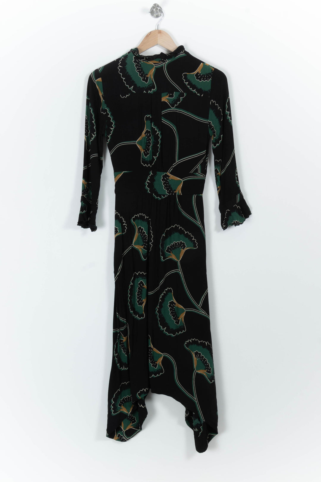 Robe Longue Noire et Verte - Taille XS/34 de la marque ba&sh | PARAD98849 - Vendu par Paradigme - Image 4