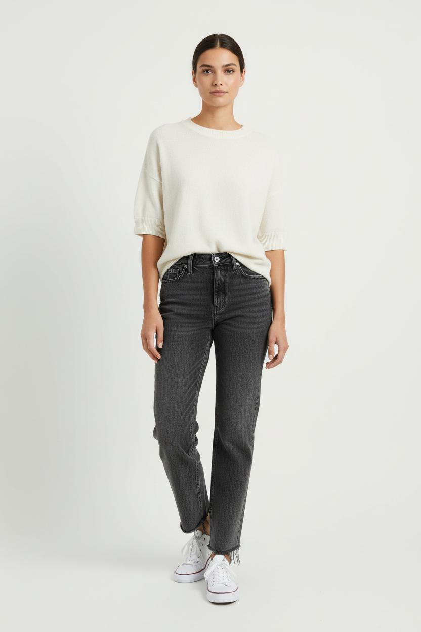Jean Droit Gris - Taille S/36 de la marque All Saints | PARAD98852 - Vendu par Paradigme - Image 1