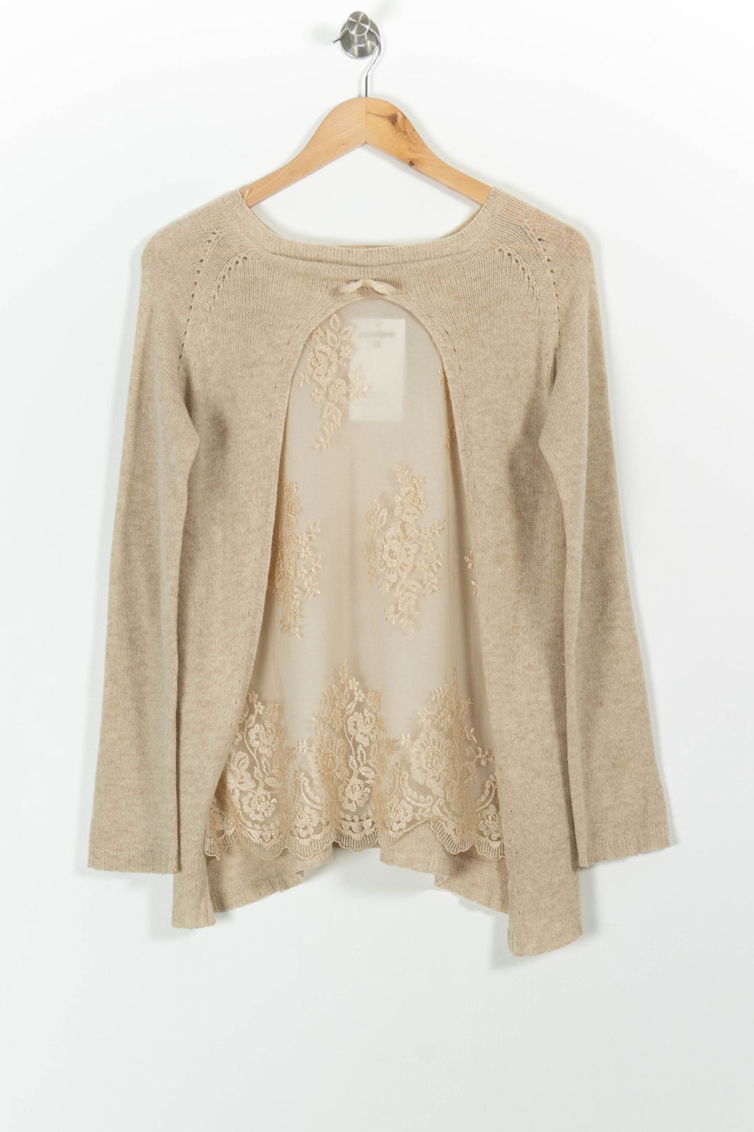 Pull Beige - Taille S/36 de la marque La Fée Maraboutée | PARAD98859 - Vendu par Paradigme - Image 4