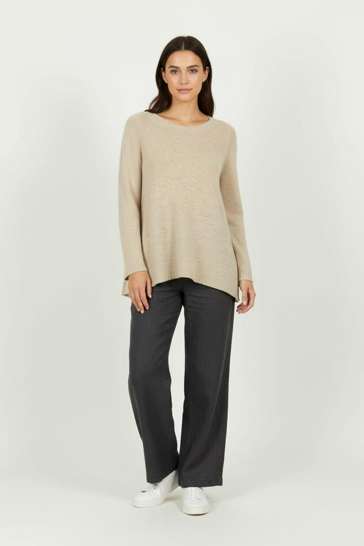 Pull Beige - Taille S/36 de la marque La Fée Maraboutée | PARAD98859 - Vendu par Paradigme - Image 1