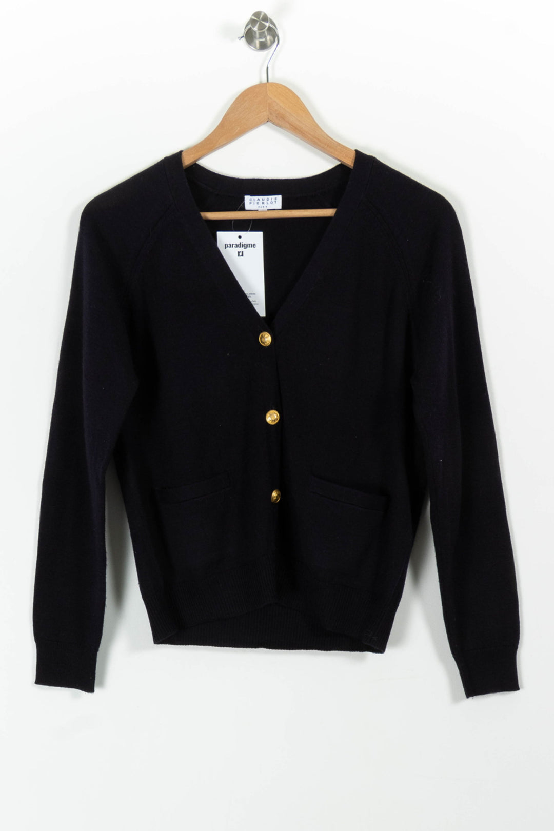 Cardigan Bleu - Taille S/36 de la marque Claudie Pierlot | PARAD98872 - Vendu par Paradigme - Image 2