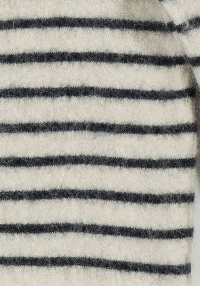 Pull Rayé Beige et Noir - Taille XS/34 de la marque Caroll | PARAD98878 - Vendu par Paradigme - Image 3