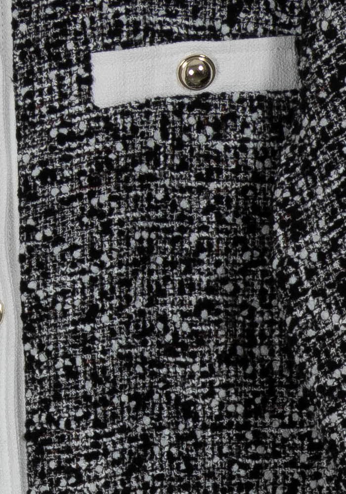 Veste Noir et Blanc - Taille XL/42 de la marque Claudie Pierlot | PARAD98879 - Vendu par Paradigme - Image 3