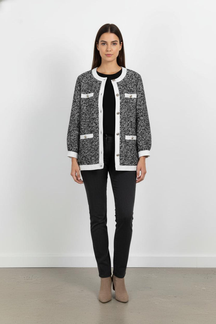Veste Noire et Blanche - Taille XL/42 de la marque Claudie Pierlot | PARAD98879 - Vendu par Paradigme - Image 1