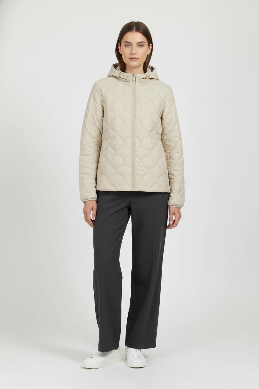 Doudoune Beige - Taille L/40 de la marque Galeries Lafayette | PARAD98881 - Vendu par Paradigme - Image 1