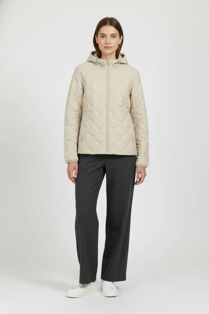 Doudoune Beige - Taille L/40 de la marque Galeries Lafayette | PARAD98881 - Vendu par Paradigme - Image 1