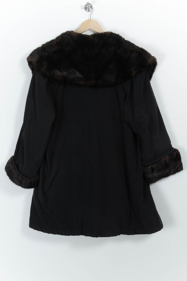 Manteau Noir - Taille M/38 de la marque ZAPA | PARAD98882 - Vendu par Paradigme - Image 4