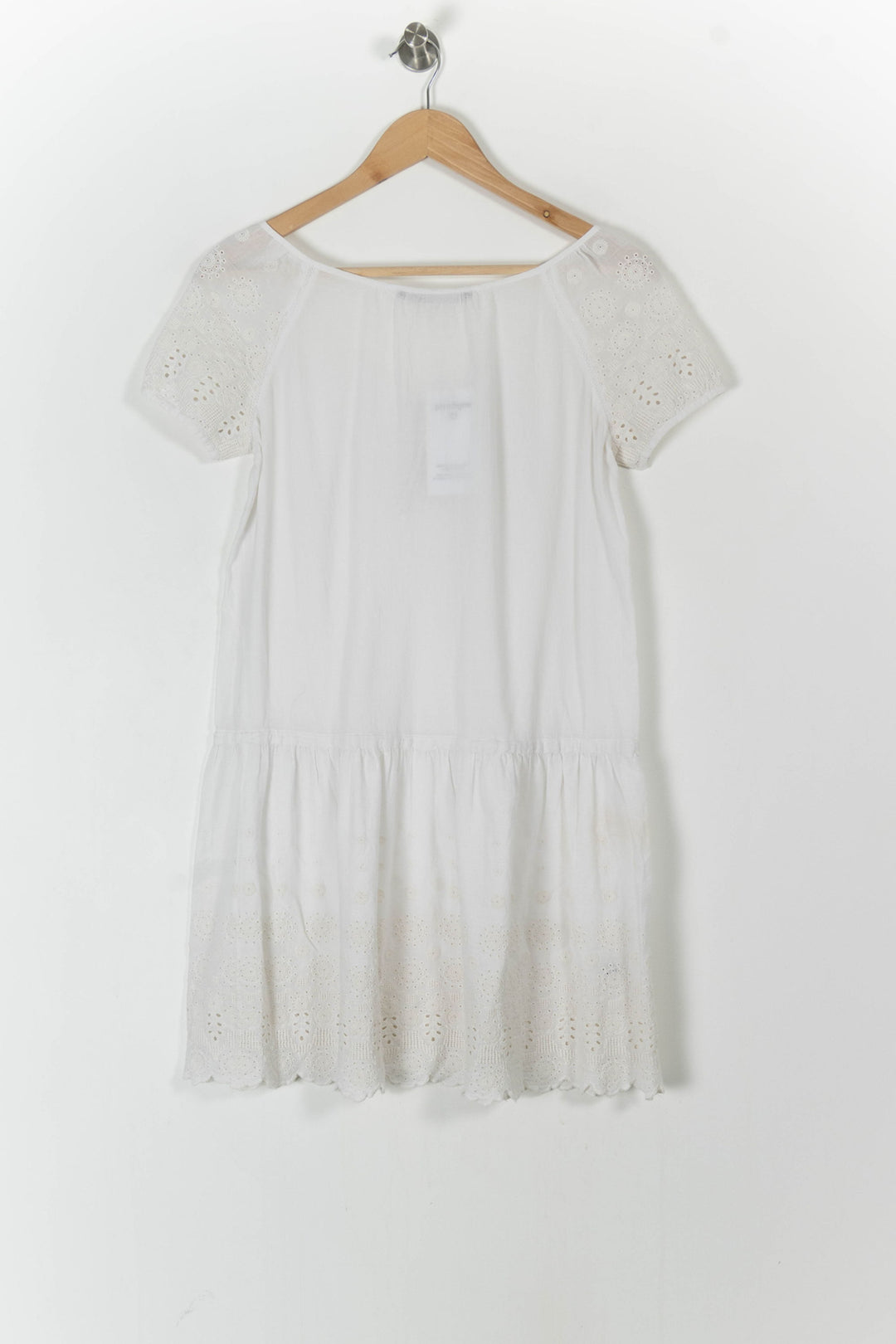 Robe Brodée Blanche - Taille M/38 de la marque Comptoir des Cotonniers | PARAD98890 - Vendu par Paradigme - Image 4
