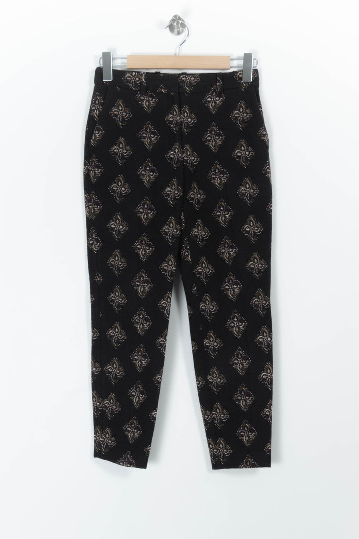 Pantalon Noir et Beige - Taille XS/34 de la marque Sézane | PARAD98899 - Vendu par Paradigme - Image 2