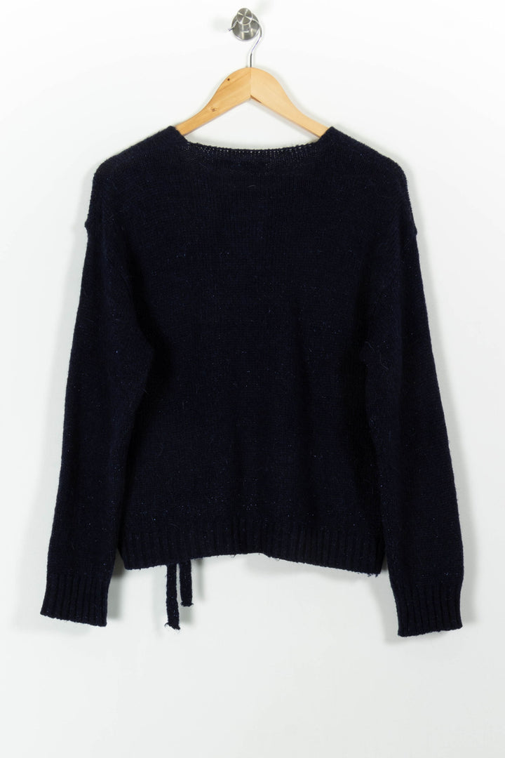Pull Bleu - Taille L/40 de la marque La Fée Maraboutée | PARAD98901 - Vendu par Paradigme - Image 4