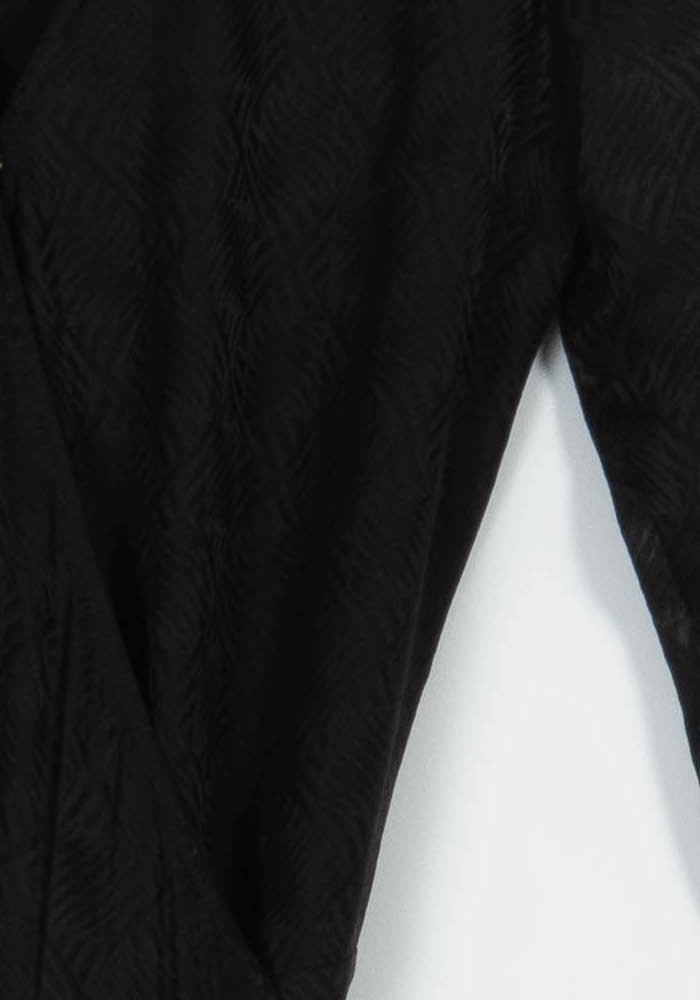 Robe Portefeuille Noire - Taille S/36 de la marque Sézane | PARAD98904 - Vendu par Paradigme - Image 3