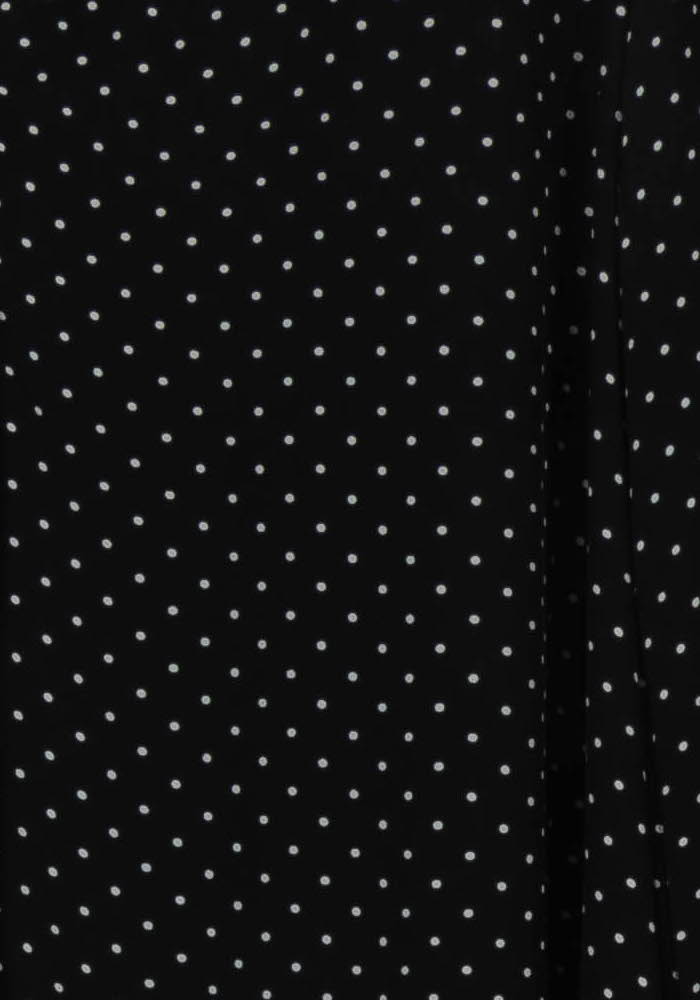 Blouse Noire à Pois Blancs - Taille S/36 de la marque Maje | PARAD98905 - Vendu par Paradigme - Image 3