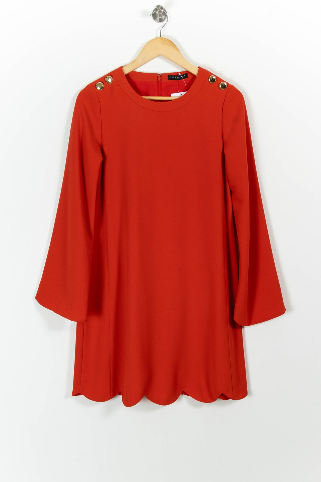 Robe Courte Orange - Taille XS/34 de la marque Tara Jarmon | PARAD98908 - Vendu par Paradigme - Image 2
