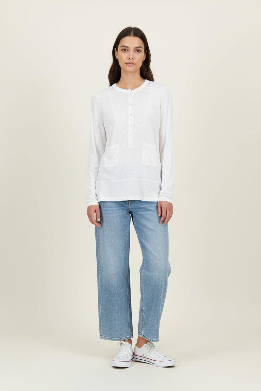 Pull Blanc - Taille S/36 de la marque IKKS | PARAD98910 - Vendu par Paradigme - Image 1