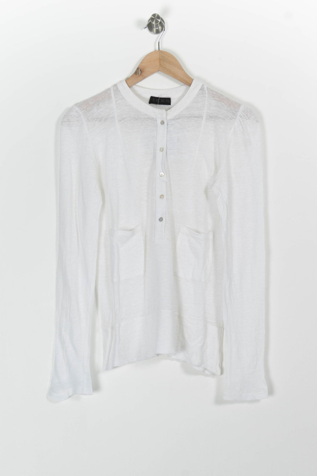 Pull Blanc - Taille S/36 de la marque IKKS | PARAD98910 - Vendu par Paradigme - Image 2