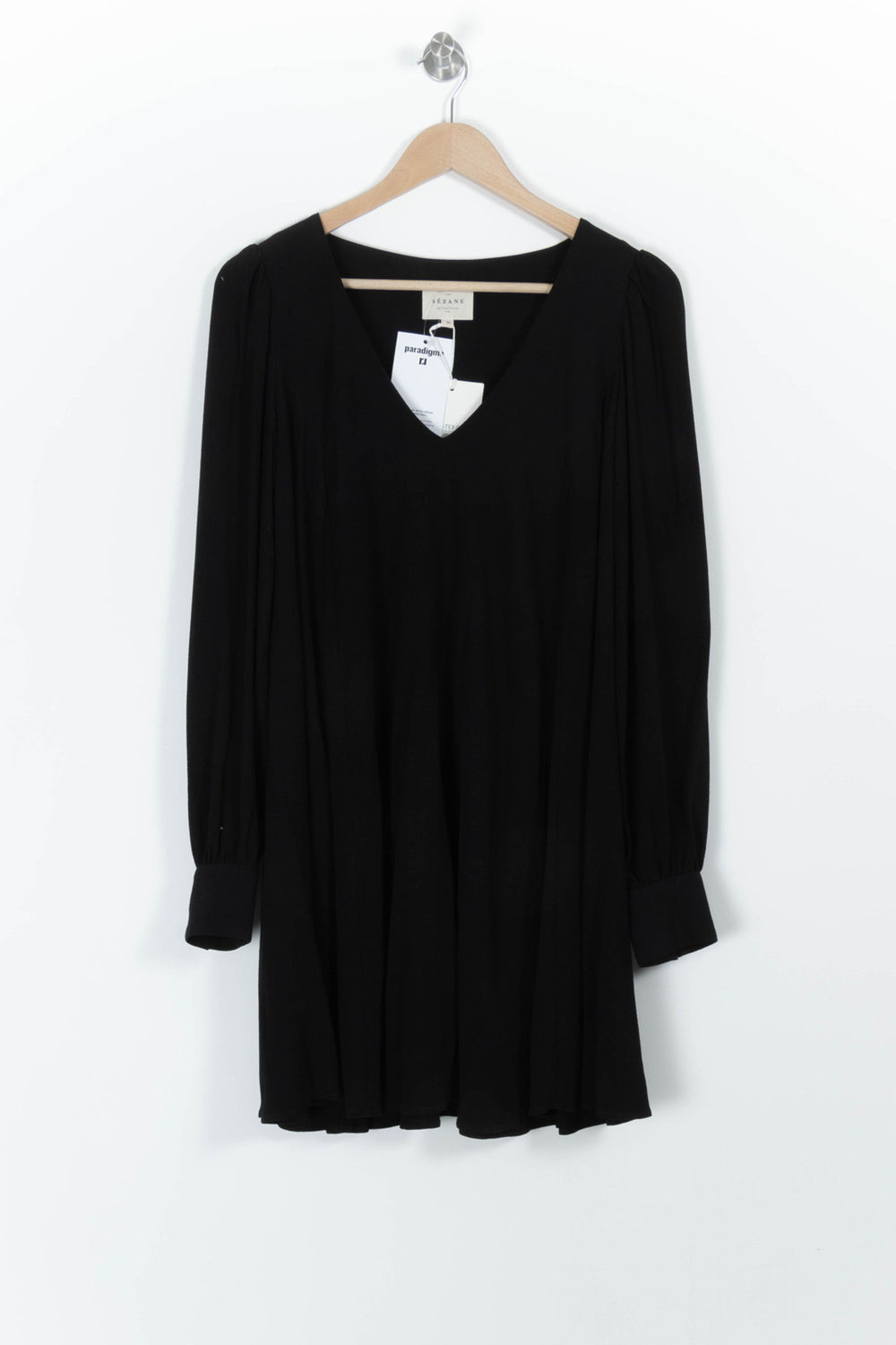 Robe Noire - Taille S/36 de la marque Sézane | PARAD98921 - Vendu par Paradigme - Image 2