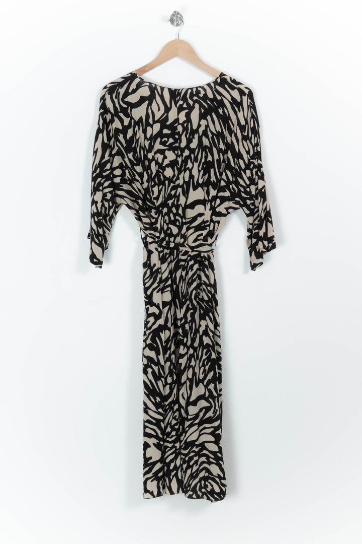 Robe longue noire et beige - Taille S/36 de la marque ba&sh | PARAD98922 - Vendu par Paradigme - Image 4
