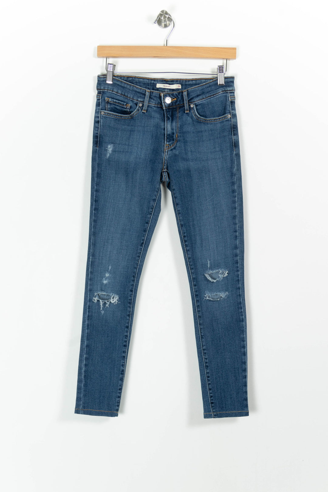 Jean Slim Bleu - Taille S/36 de la marque Levi's | PARAD98927 - Vendu par Paradigme - Image 2
