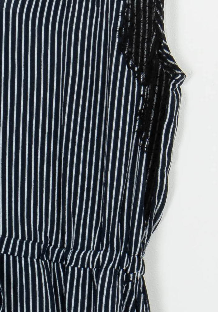 Robe Midi Bleu et Noir - Taille S/36 de la marque Claudie Pierlot | PARAD98930 - Vendu par Paradigme - Image 3