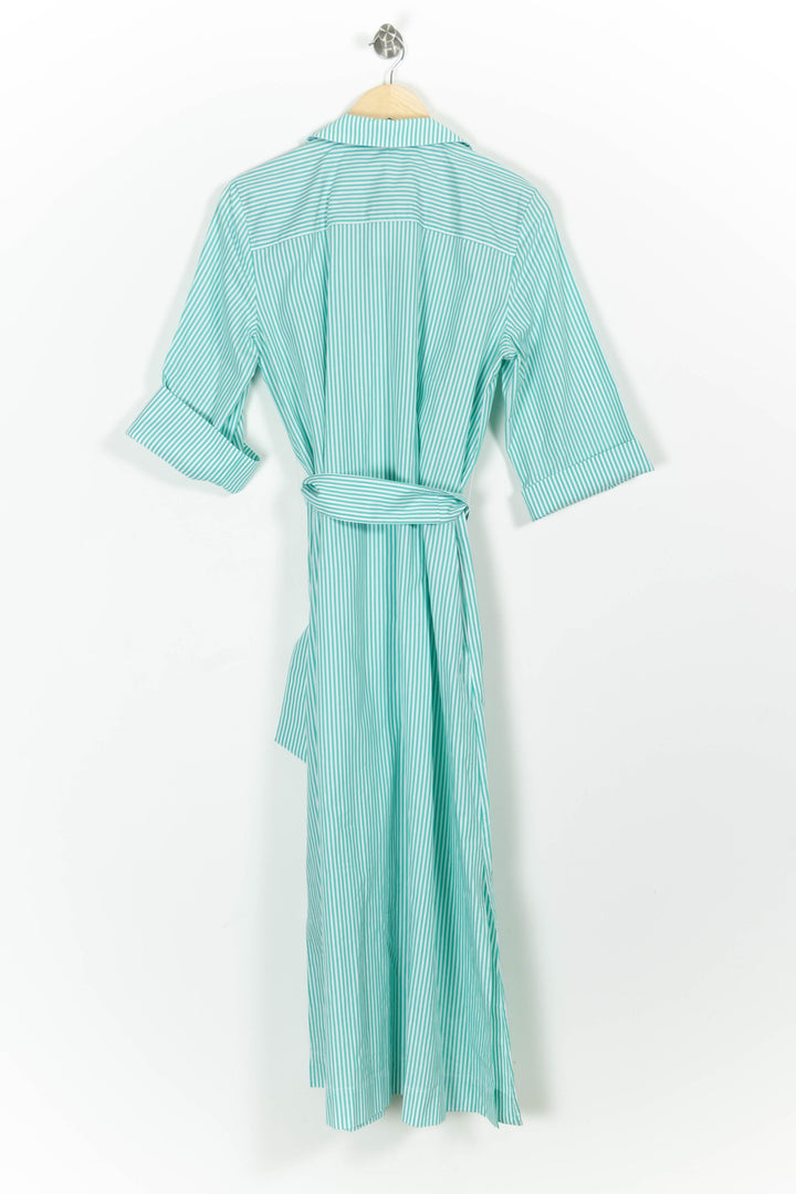 Robe chemise verte - Taille L/40 de la marque Caroll | PARAD98937 - Vendu par Paradigme - Image 4
