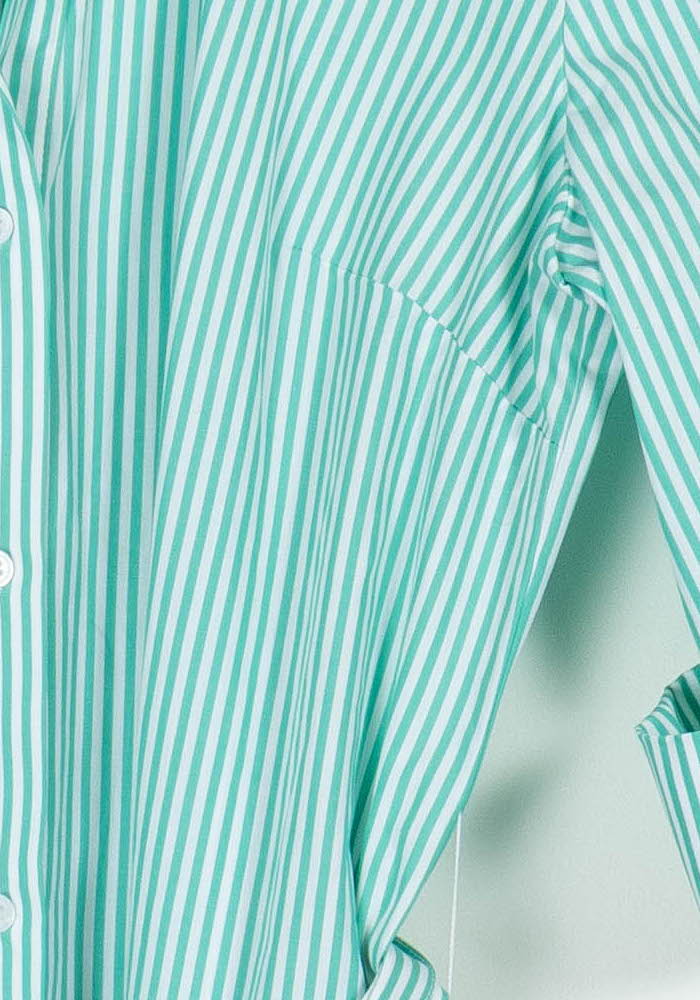 Robe chemise verte - Taille L/40 de la marque Caroll | PARAD98937 - Vendu par Paradigme - Image 3