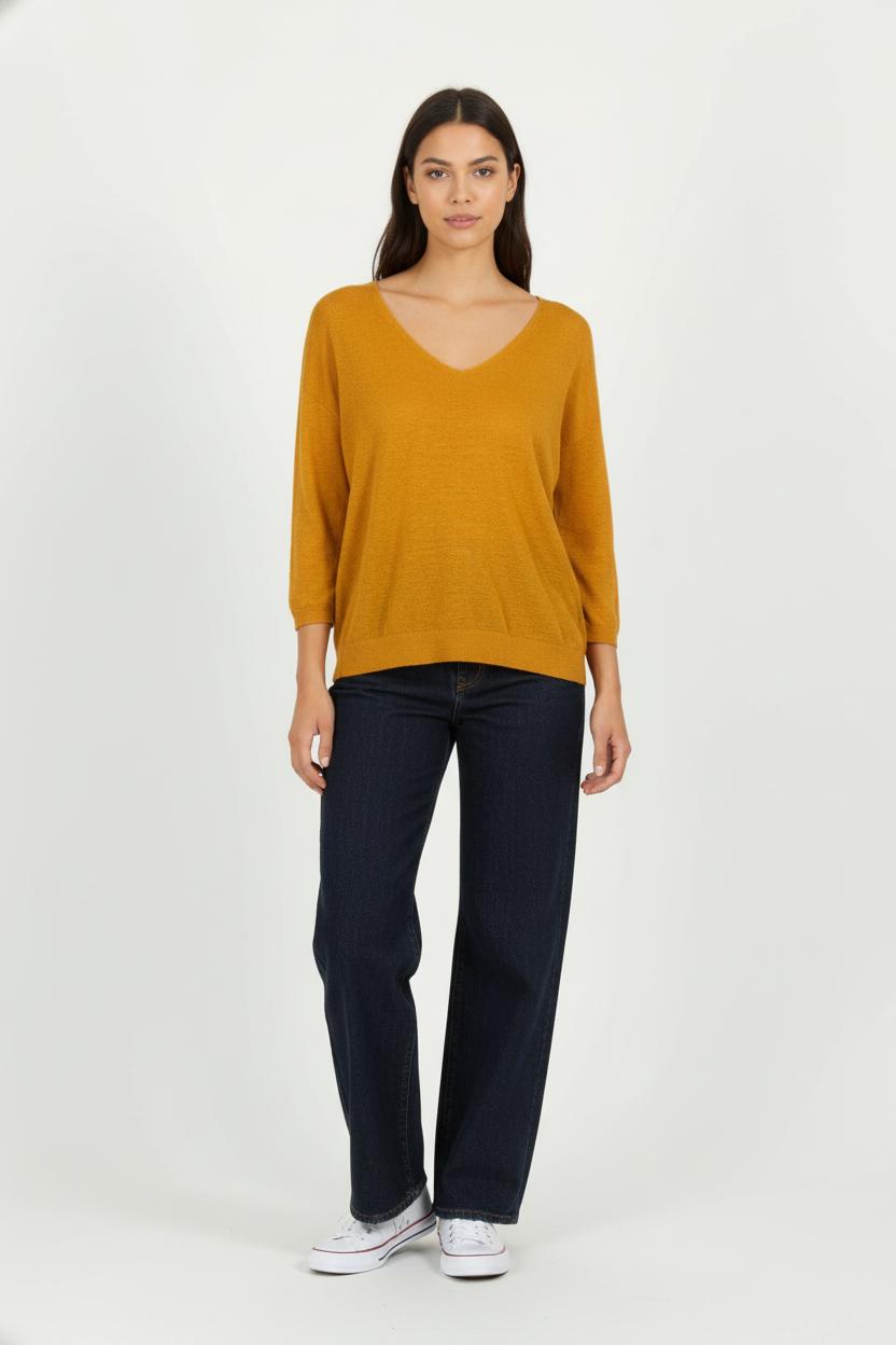 Pull Orange - Taille S/36 de la marque Caroll | PARAD98941 - Vendu par Paradigme - Image 1