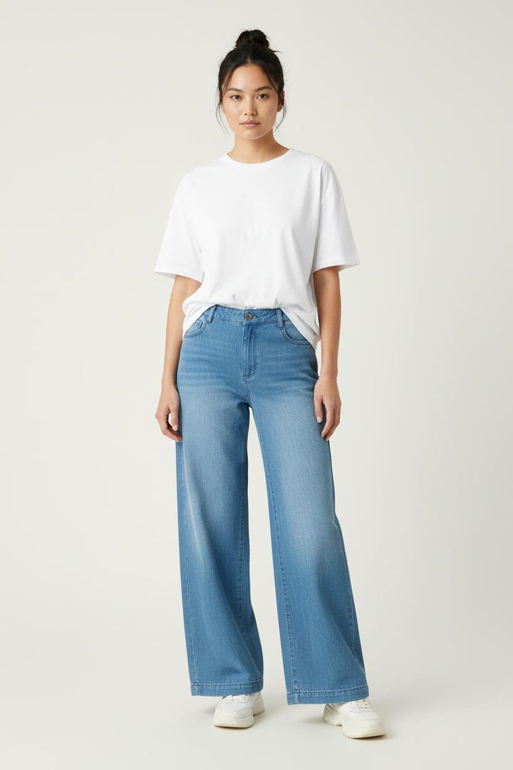 Jean Large Bleu - Taille S/36 de la marque Maison 123 | PARAD98942 - Vendu par Paradigme - Image 1