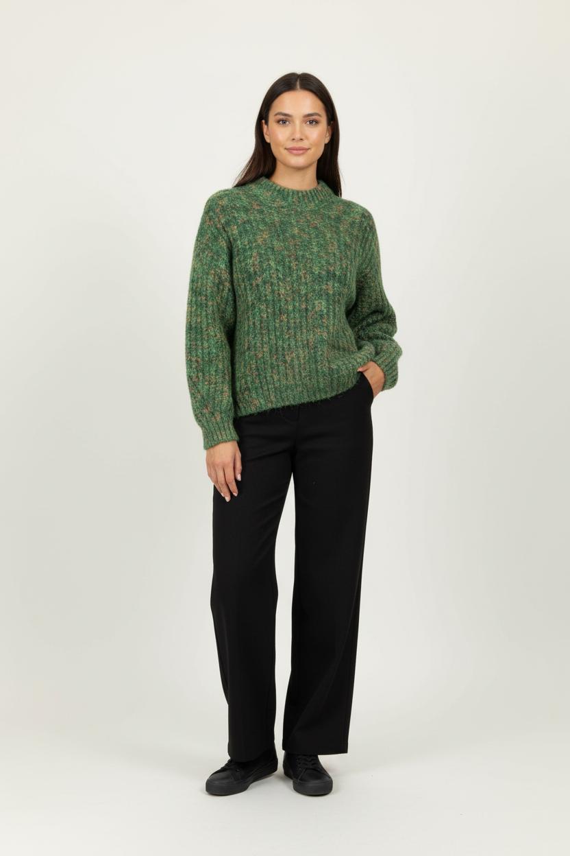Pull Vert et Marron - Taille M/38 de la marque Bimba y Lola | PARAD98943 - Vendu par Paradigme - Image 1