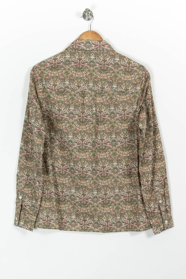 Chemise À Motifs Verte et Marron - Taille L/40 de la marque Aigle | PARAD98944 - Vendu par Paradigme - Image 4