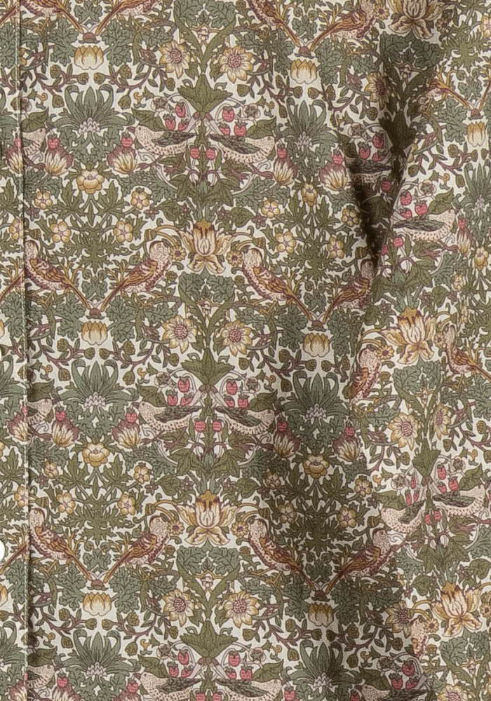 Chemise À Motifs Verte et Marron - Taille L/40 de la marque Aigle | PARAD98944 - Vendu par Paradigme - Image 3