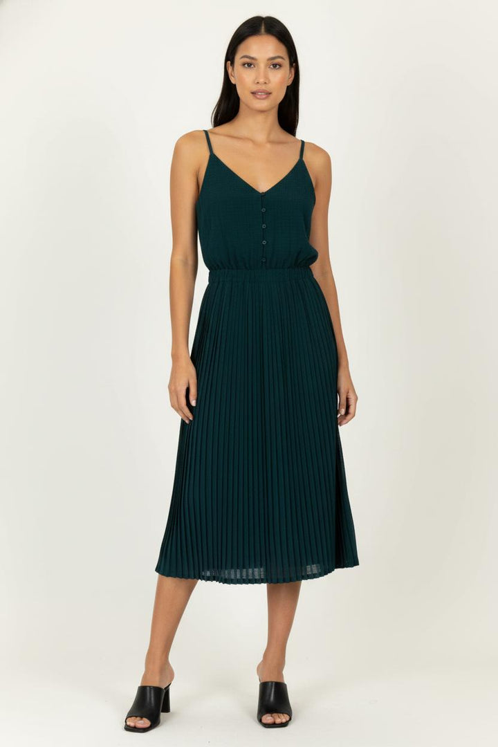 Robe Plissée Verte - Taille XS/34 de la marque Sessùn | PARAD98948 - Vendu par Paradigme - Image 1