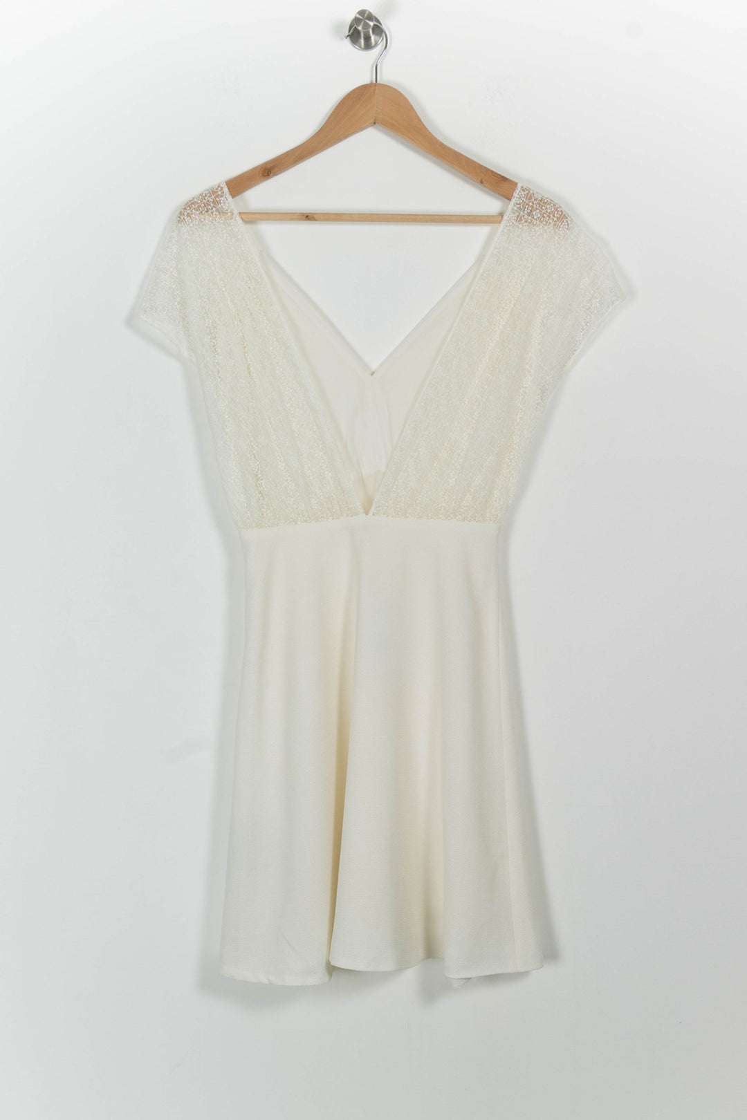 Robe Courte Beige - Taille XS/34 de la marque Sessùn | PARAD98949 - Vendu par Paradigme - Image 4