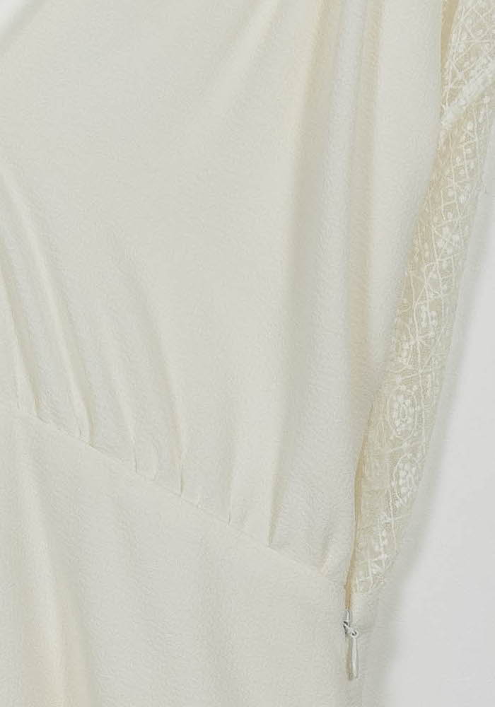 Robe Courte Beige - Taille XS/34 de la marque Sessùn | PARAD98949 - Vendu par Paradigme - Image 3
