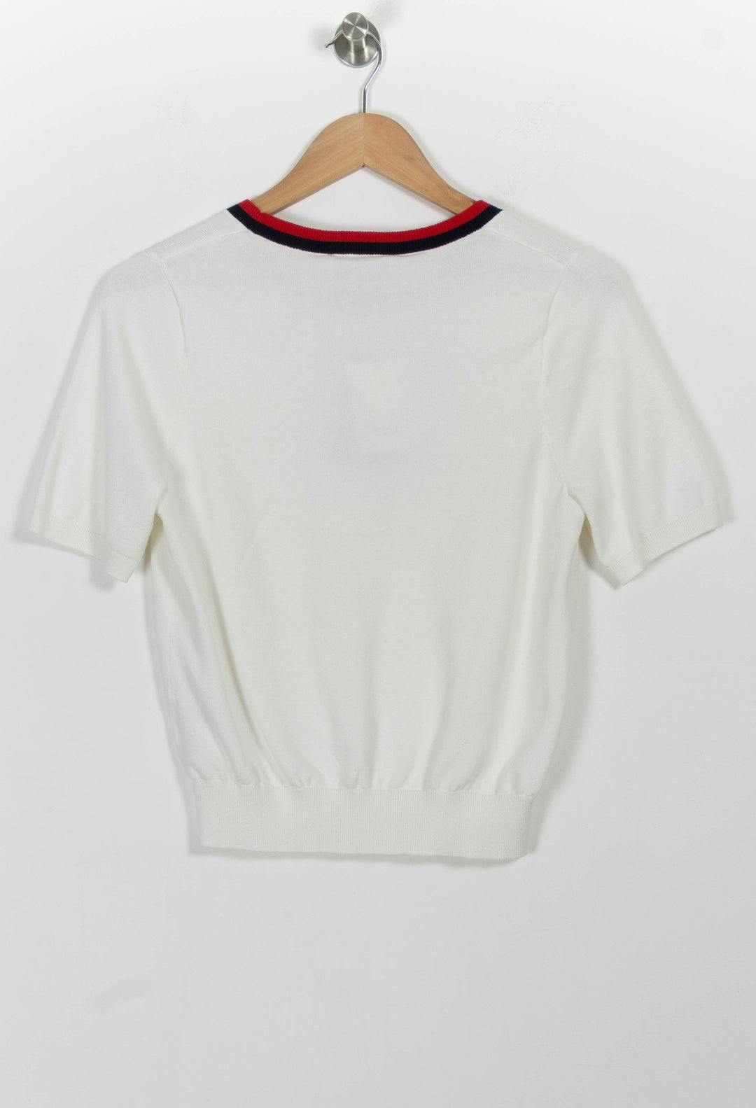 Pull Manches Courtes Blanc - Taille M/38 de la marque La Petite Etoile | PARAD98951 - Vendu par Paradigme - Image 4