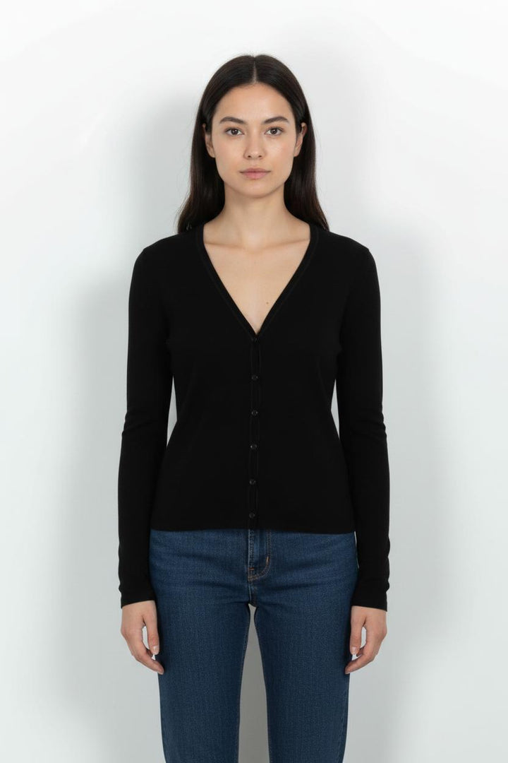 Cardigan Noir - Taille S/36 de la marque Vanessa Bruno | PARAD98952 - Vendu par Paradigme - Image 1