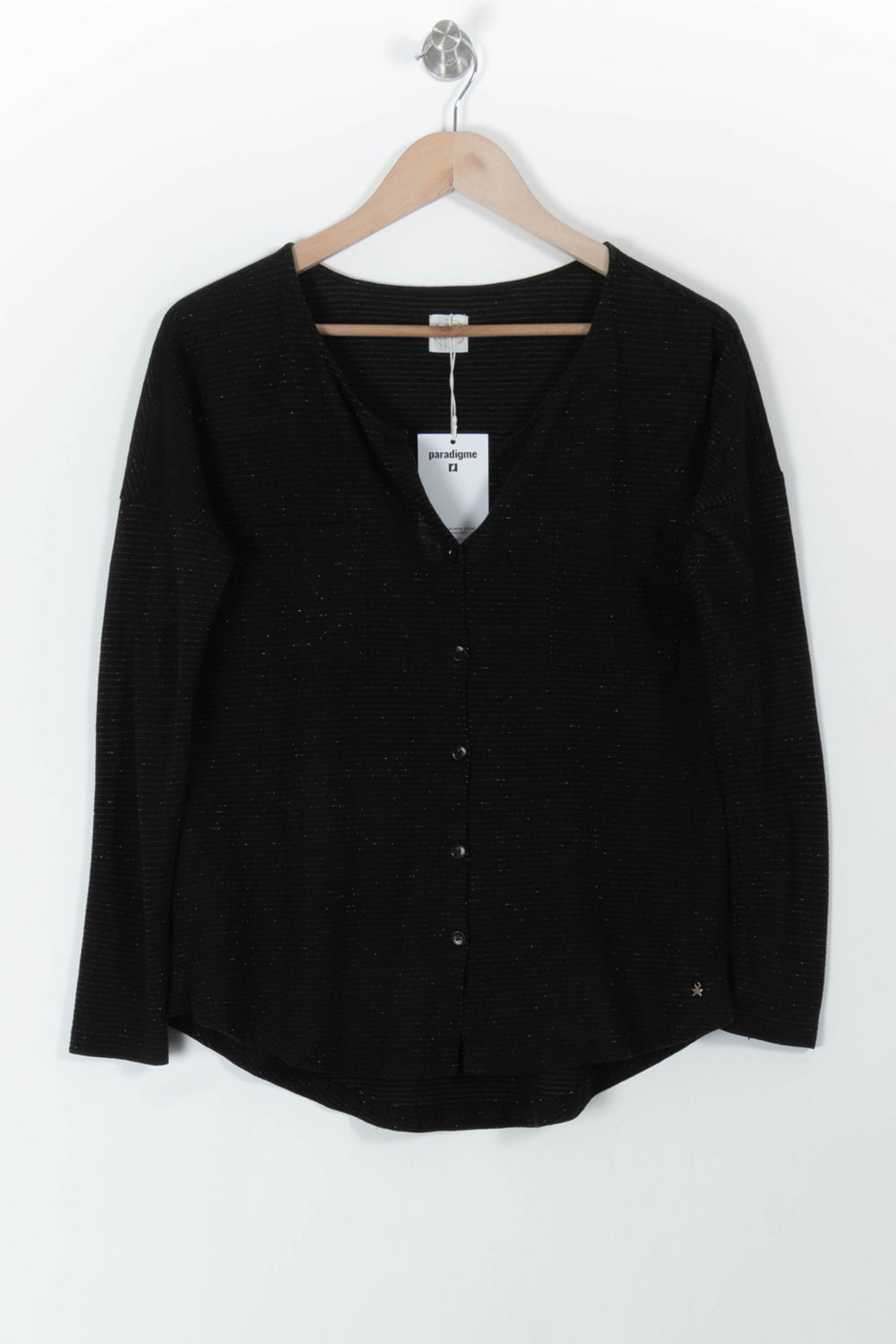 Cardigan Noir - Taille S/36 de la marque Des petits hauts | PARAD98954 - Vendu par Paradigme - Image 2