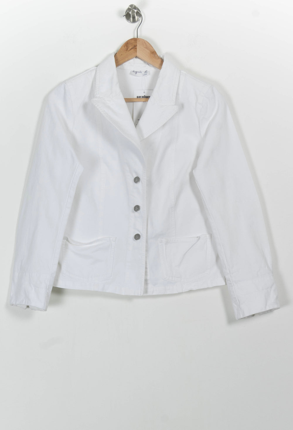Veste Blanche - Taille XL/42 de la marque Agnès b. | PARAD98957 - Vendu par Paradigme - Image 2