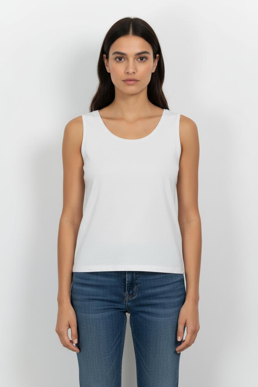 Débardeur Blanc - Taille S/36 de la marque Comptoir des Cotonniers | PARAD98959 - Vendu par Paradigme - Image 1