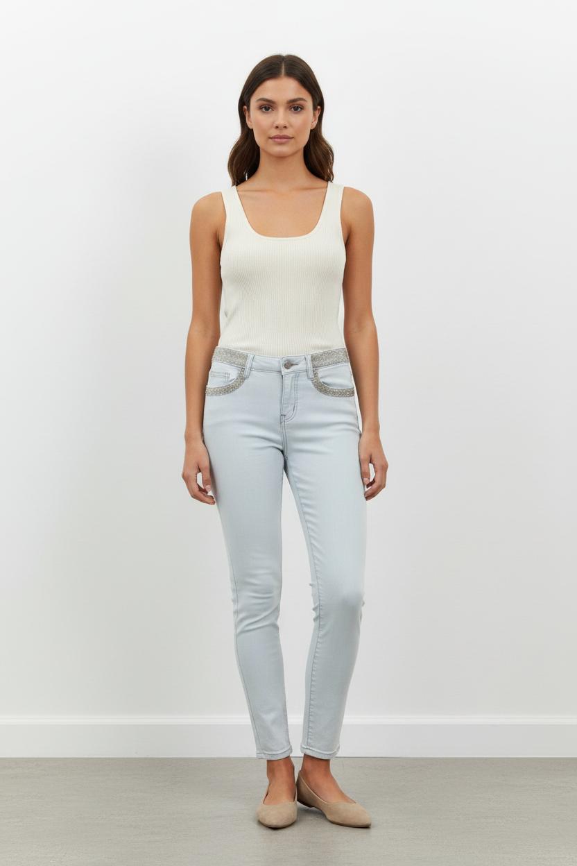 Jean Blanc - Taille XS/34 de la marque Suncoo | PARAD98963 - Vendu par Paradigme - Image 1