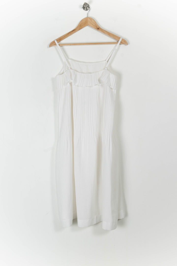 Robe Longue Blanche - Taille L/40 de la marque Claudie Pierlot | PARAD98967 - Vendu par Paradigme - Image 4