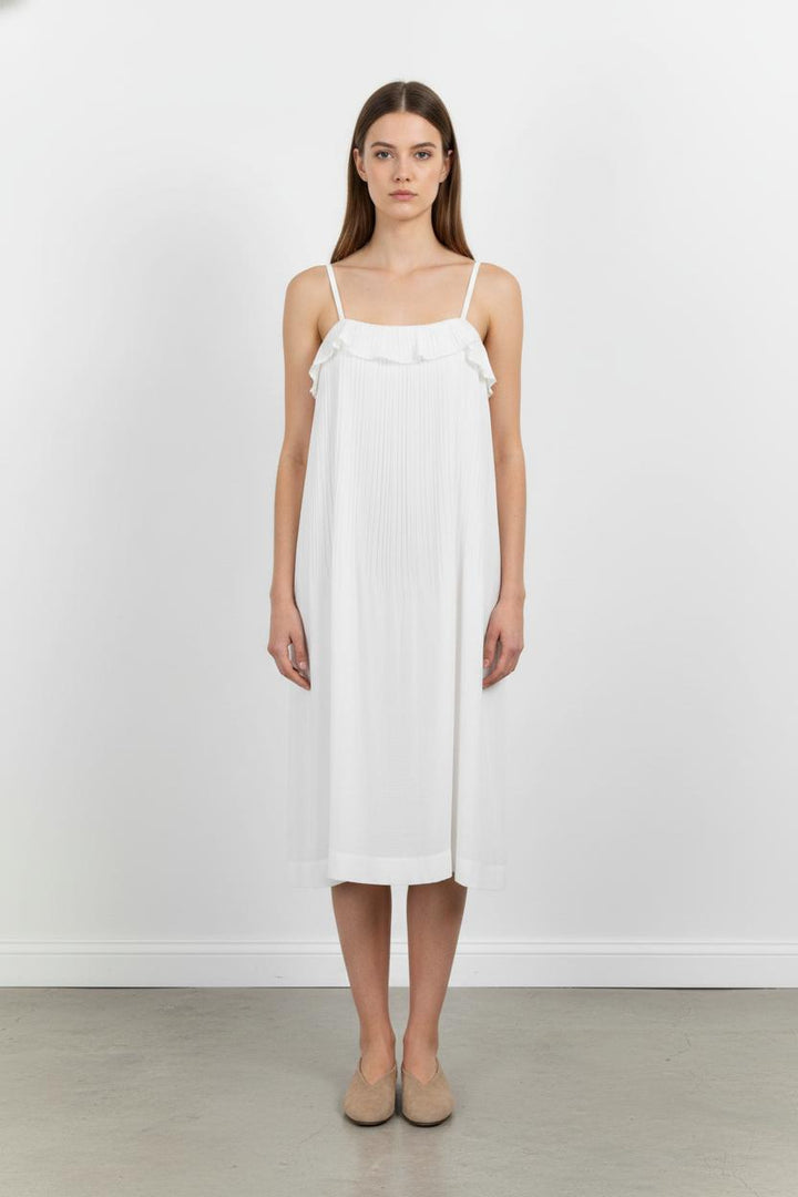 Robe Longue Blanche - Taille L/40 de la marque Claudie Pierlot | PARAD98967 - Vendu par Paradigme - Image 1