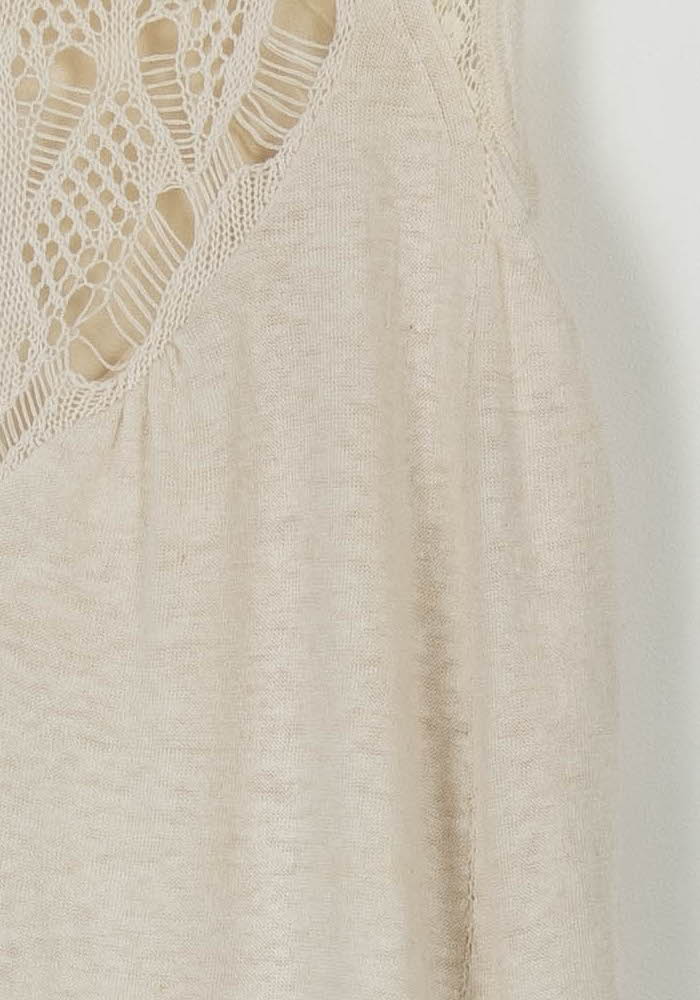Robe Courte Beige - Taille S/36 de la marque Vanessa Bruno | PARAD98970 - Vendu par Paradigme - Image 3