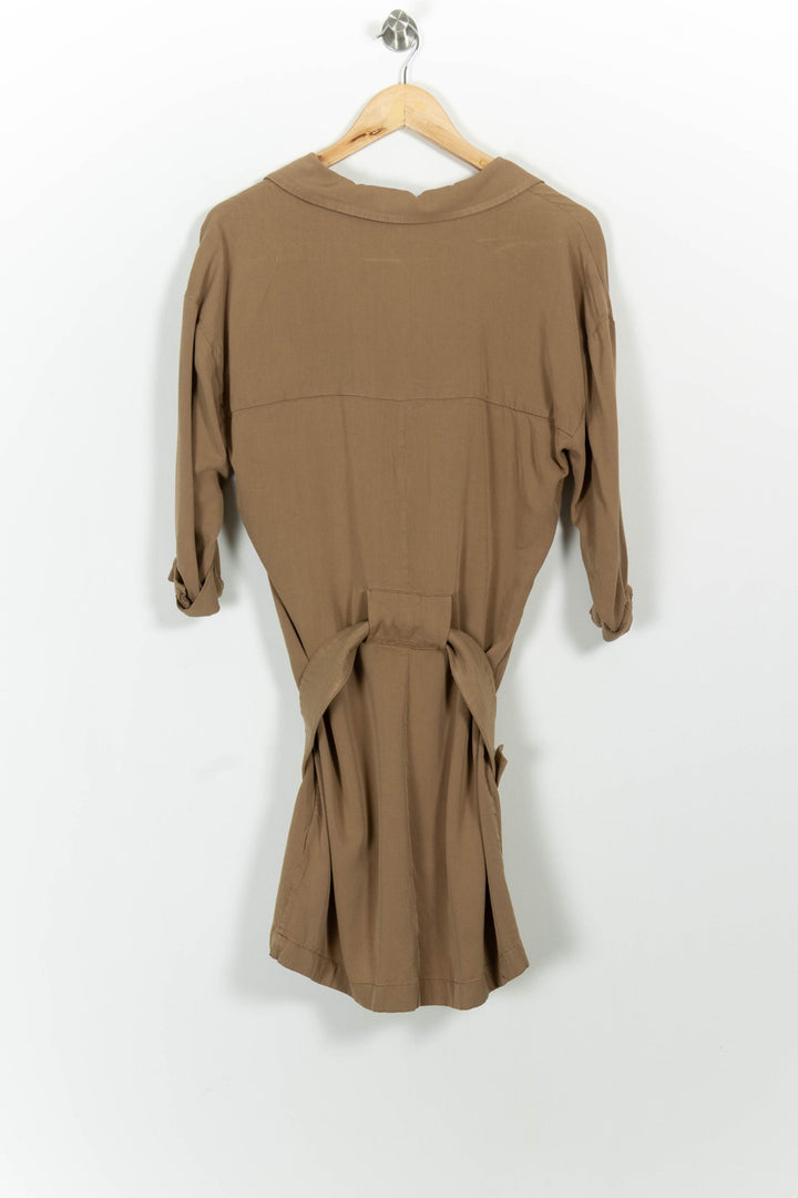 Robe Chemise Beige - Taille M/38 de la marque ZAPA | PARAD98973 - Vendu par Paradigme - Image 4