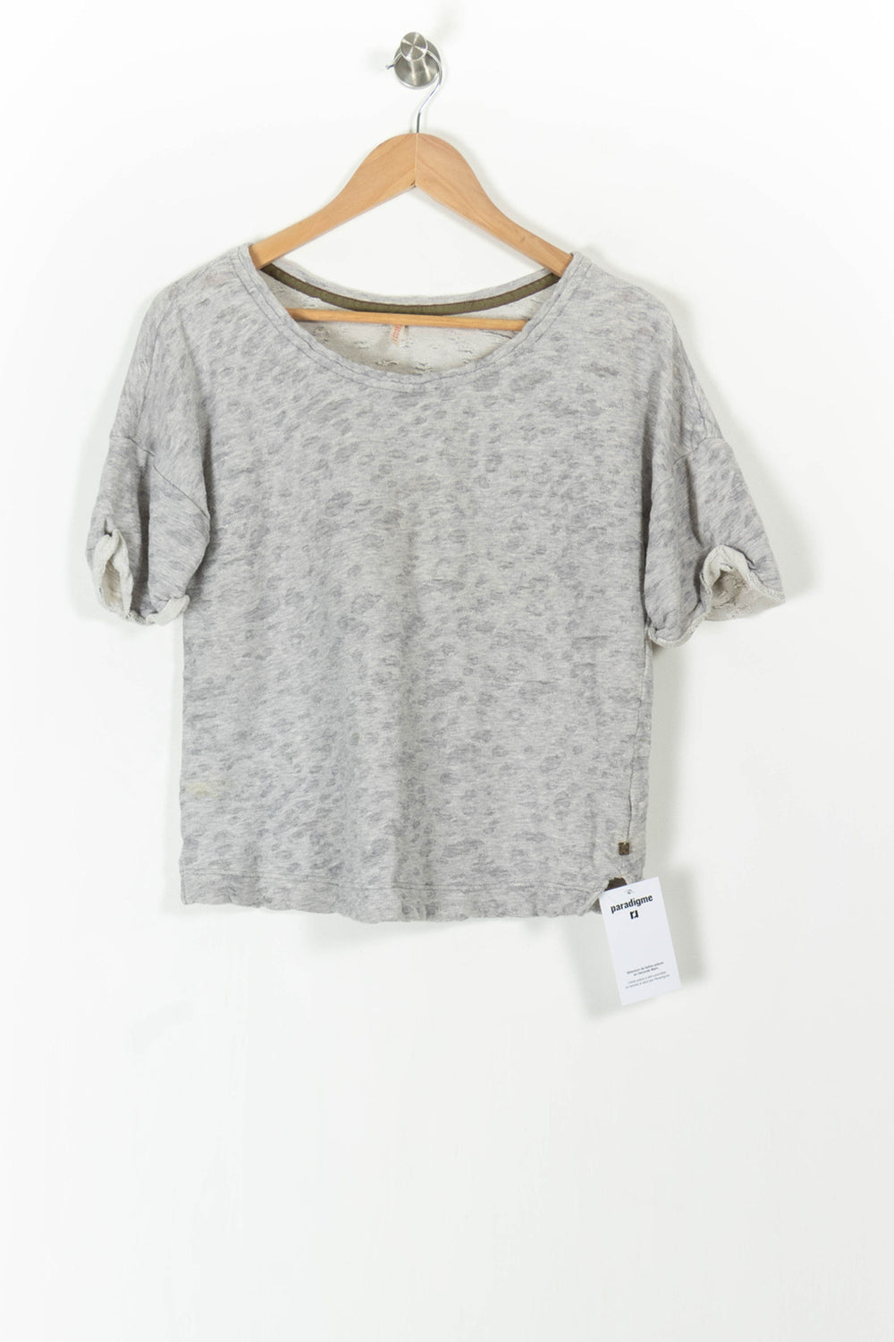Tee-shirt Gris - Taille L/40 de la marque I.Code | PARAD98975 - Vendu par Paradigme - Image 2