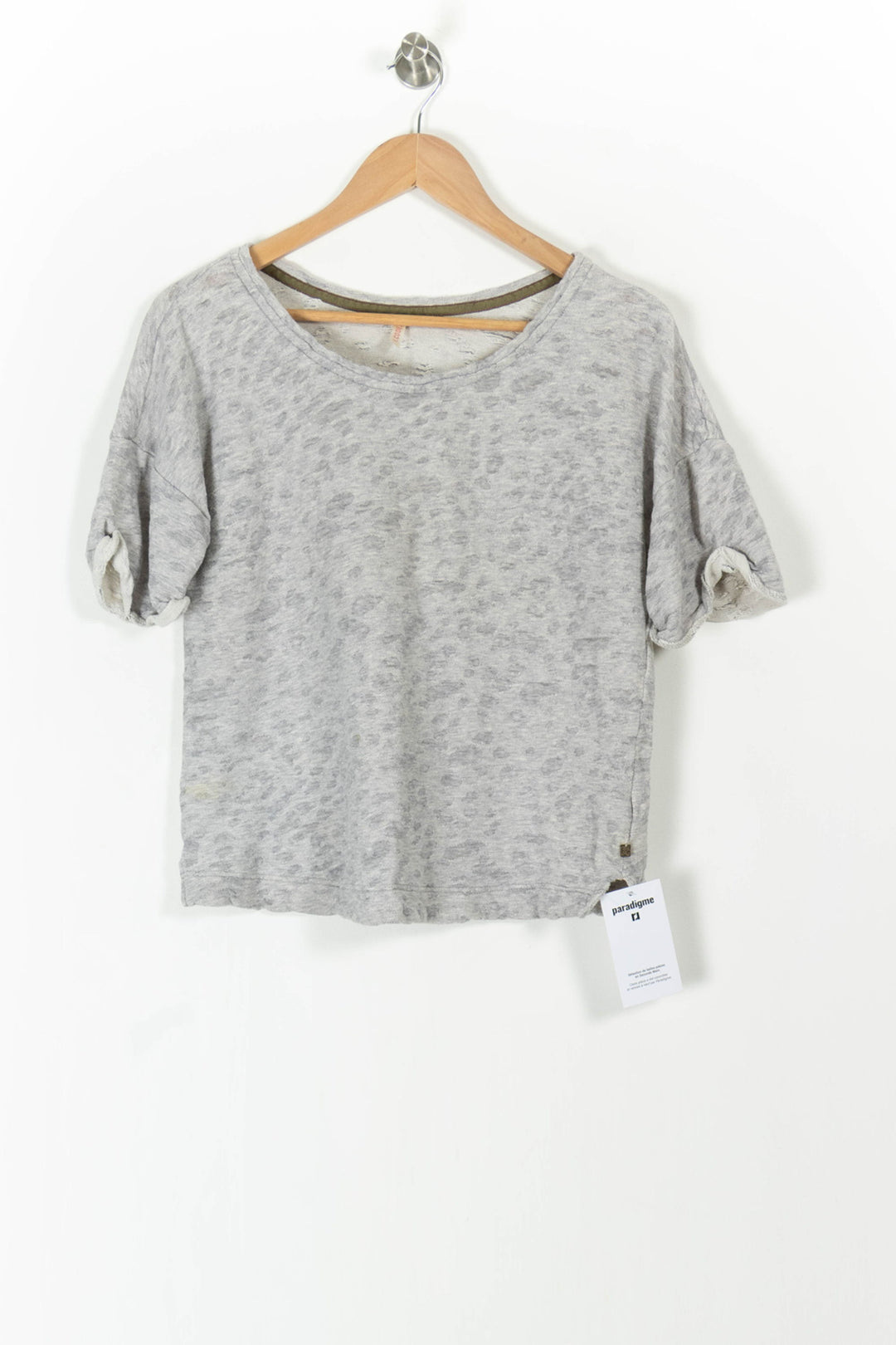 Tee-shirt Gris - Taille L/40 de la marque I.Code | PARAD98975 - Vendu par Paradigme - Image 2