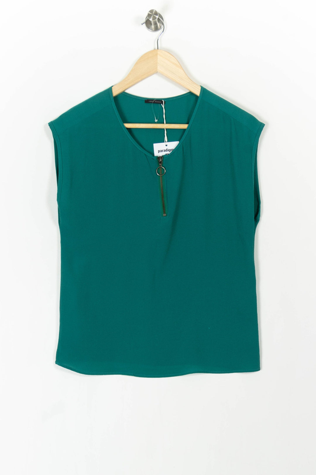 Blouse Verte - Taille S/36 de la marque IKKS | PARAD98976 - Vendu par Paradigme - Image 2