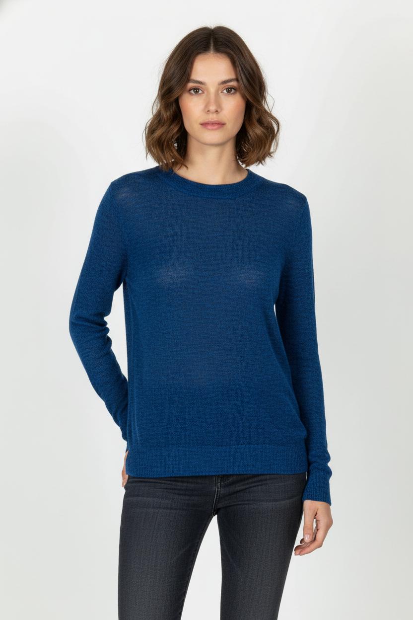 Pull Bleu - Taille L/40 de la marque American Vintage | PARAD98977 - Vendu par Paradigme - Image 1