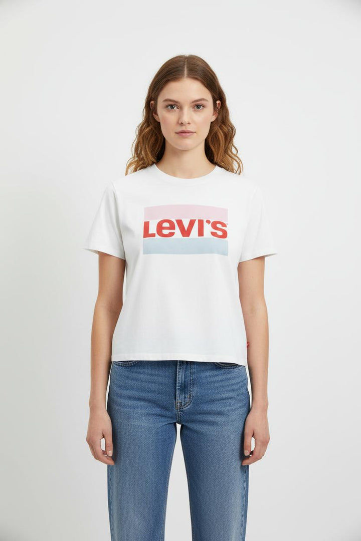 Tee-shirt Blanc - Taille L/40 de la marque Levi's | PARAD98980 - Vendu par Paradigme - Image 1