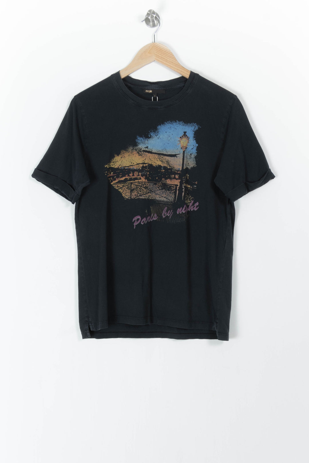 Tee-shirt Noir - Taille M/38 de la marque Maje | PARAD98986 - Vendu par Paradigme - Image 2